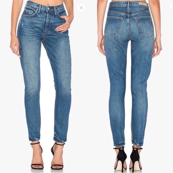 GRLFRND Denim - GRLFRND Karolina Button Fly Skinny Jeans Size 25 PETITE